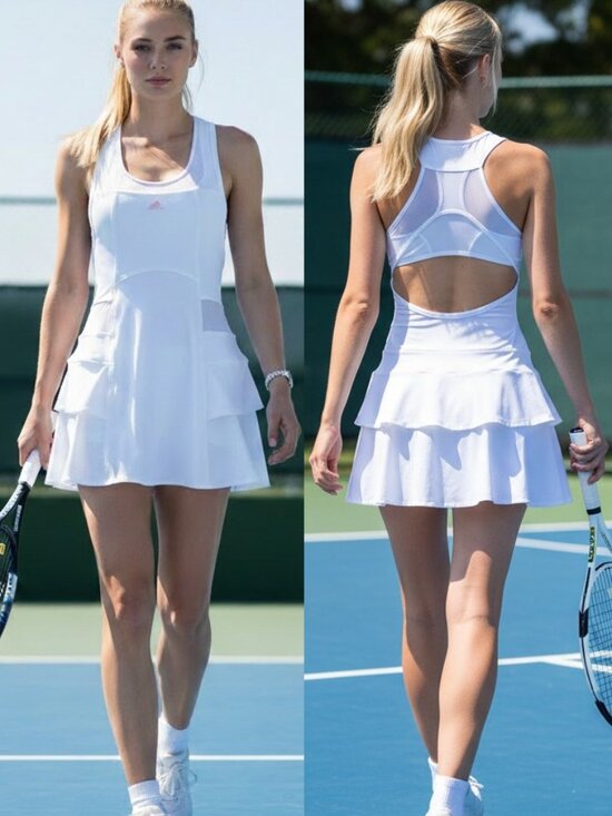 Adidas by Stella McCartney Dresses & Skirts - NWT Adidas Stella McCartney RARE BEAUTIFUL White Tennis Dress M Medium
